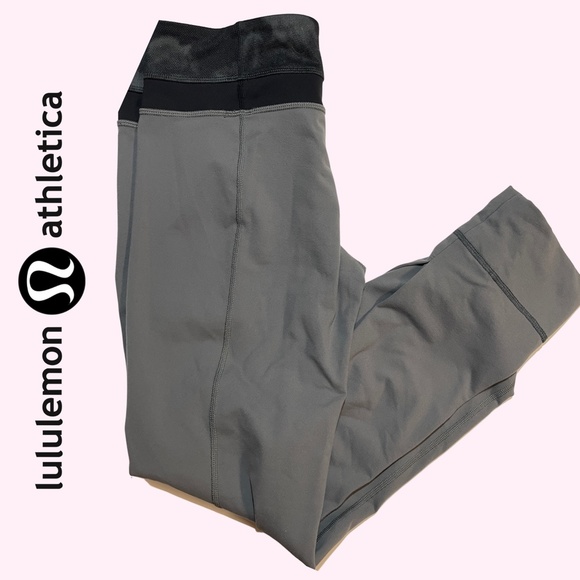 Lululemon Grey Banded Jogger Style Leggings